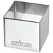Winco SPM-22S 2" x 2" Square Stainless Steel Culinary Pastry Mold, Dishwasher Safe 1 image