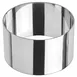 Winco SPM-31R 3" x 1-3/4" Round Stainless Steel Culinary Pastry Mold / Dishwasher Safe 1 image