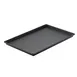 Winco SPP-1218 Tapered Design 12" x 18" Sicilian Pizza Pan, Rectangular, Fully Nesting 1 image