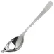 Winco SPS-TS8 8" Stainless Steel Saucier Spoon with Tapered Spout, Satin Finish 1 image