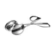 Winco ST-2 Salad Tongs, 10", Double Spoon, Stainless Steel, Mirror Finish 1 image