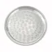 Winco STRS-12 12" Stainless Steel Round Serving Tray with Swirl Design 1 image