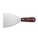 Winco TN54 Grill Scraper w/ Wooden Handle and 4" x 4 1/2" Blade 1 image
