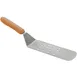 Winco TNH-91 8 1/4" x 2 7/8" Perforated Turner w/ Orange Nylon Handle, Stainless Steel 1 image