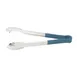 Winco UT-9HP-B Utility Tongs, 9", For Cold Food Service, Scalloped Edge, Blue 1 image