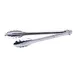 Winco UTLK-12 Utility Tongs, 12", with Locking Ring, Coil Spring, 0.9 mm Thick 1 image