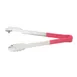 Winco UTPH-12R Utility Tongs, 12", 1 Pc., Non-Slip, Heat Resistant Up To 220°F, Red 1 image