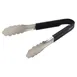 Winco UTSH-9K Utility Tongs, 9", Black Silicone Handle, Stainless Steel, Prime 1 image
