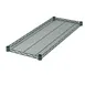 Winco VEX-1824 24" x 18" Epoxy Coated Wire Shelf, Includes (4) Sleeve Clips Per Shelf 1 image