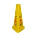 Winco WCS-27T 27" High Tri-Cone Wet Floor Caution Sign 1 image
