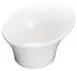 Winco WDM004-202 Priscila 7-1/4" White Round Angled Melamine Bowl, 3/4 Qt, Dishwasher Safe - 24/Case 1 image