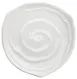Winco WDM007-201 9" White Triangular Melamine Plate, Break-Resistant Dishwasher-Safe NSF - 24/Case 1 image