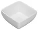 Winco WDM009-203 Square Bowl 5" 17 oz (¾ qt) Melamine Linza™ White Dishwasher‑Safe - 24/Case 1 image