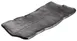 Winco WDM019-303 Rectangular Melamine Platter 14-1/2" x 6-3/8" Black, NSF, Dishwasher‑Safe - 12/Case 1 image