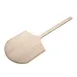Winco WPP-1436 Wooden Pizza Peel with 14" x 16" Blade, 36" OAL 1 image