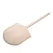 Winco WPP-1642 Wooden Pizza Peel with 16" x 17-1/2" Blade, 42" OAL 1 image