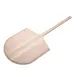 Winco WPP-1842 Wooden Pizza Peel with 18" x 19" Blade, 42" OAL 1 image