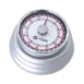 CDN MT4-S Mechanical Timer, 1-Hour By Min, 2" Face, ABS Plastic, 430 Stainless Steel, Silver 1 image