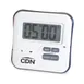 CDN TMW1 Waterproof Digital Timer, 100‑Minute Up/Down, 2"W × 7/8"H Display, Loud Alarm - 1/Each 1 image