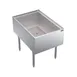 Krowne KRPT-2436 24" Pass-Thru Underbar Ice Bin/Cocktail Station w/ 175 lbs. Ice Capacity 1 image