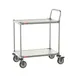 Metro MCP316-1830FF-2 18" X 30" Stainless 316 Grade Cart, 2 Shelves 1 image