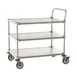 Metro MCP316-2436FF-3 Metro 24" X 36" Stainless 316 Grade Cart, 3 Shelves 1 image