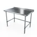 NBR Equipment TG-6030R-X Economy Work Table, 60"W X 30"D X 37-1/4"H Overall Size 1 image