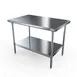 NBR Equipment TS-6018 Premium Work Table, 60"W X 18"D X 35-3/4"H Overall Size 1 image