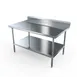 NBR Equipment TS4-6036R5 Premium Work Table, 60"W X 36"D X 40-3/4"H Overall Size 1 image