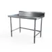 NBR Equipment TS6-6030R5-X 60" Open Base Work Table with Side & Rear Crossrails, 5" Backsplash 1 image