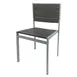 Oak Street OD-CM-TK-G Aluminum Outdoor Dining Chair, Gray Synthetic Teak, Steel Frame, Ladder Back 1 image