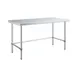 Sapphire Manufacturing SMTEO-1460G 60" Open Base Work Table with Side & Rear Crossrails, Flat Top 1 image