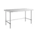 Sapphire Manufacturing SMTEO-1860S 60" Open Base Work Table w/Side & Rear Crossrails, 18 G. Flat Top 1 image
