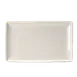 Steelite 11070550 Rectangle Tray, 10.625" x 6.5" x 0.875", Vitrified China, Oven Safe 530°F - 6/Case 1 image