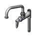 T&S Brass B-0155-05 Add-On Faucet, For Pre-Rinse Units, 6" Nozzle 1 image