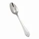 Winco 0031-03 Dinner Spoon, 7-9/16" Peacock Mirror Finish, Heavy, 18/8 Stainless Steel - 1 Dozen 1 image