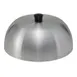 Winco AHC-6 6" Round Aluminum Hamburger Cover w/ Bakelite Handle 1 image