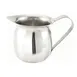 Winco BCS-3 3 oz. Stainless Steel Bell Creamer with Handle 1 image