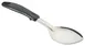 Winco BHOP-11 11" Solid Basting Spoon w/ Black Polypropylene Handle 1 image
