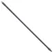 Winco BRH-48K Handle, 48"L x 1" Dia, Fiberglass with Textured Grip, Black 1 image