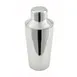 Winco BS-310 Cocktail Shaker Set, 10 oz, 3-Piece Stainless Steel, Cap, Strainer & Cup 1 image