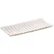 Winco BTGP-21 Glass Polishing Towel - 16" x 29", Lint-Free, Red Stripes on White, 70/30 Cotton/Poly, Dozen (12) 1 image