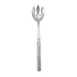 Winco BW-NS3 11 3/4" Hollow Stainless Steel Handle Notched Salad Spoon 1 image