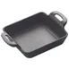 Winco CASM-4S FireIron™ 10 oz. Mini Induction Server with Matte Black Enamel / Cast Iron 1 image