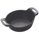 Winco CASM-5R FireIron™ 12 oz. Mini Induction Server w/ Matte Black Enamel - Cast Iron, Round 1 image