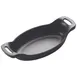 Winco CASM-6O FireIron™ 9 oz. Mini Induction Server with Matte Black Enamel / Cast Iron 1 image