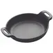 Winco CASM-6R FireIron™ 14 oz. Mini Induction Server w/ Matte Black Enamel - Cast Iron, Round 1 image
