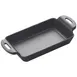 Winco CASM-7RT Fireiron™ 14 oz. Mini Induction Server w/ Matte Black Enamel, Rectangular 1 image