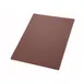 Winco CBBN-1520 Polyethylene Cutting Board, Brown - 20" x 15" x 1/2" 1 image