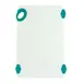Winco CBN-1218GR Green StatikBoard Co-Polymer Plastic Cutting Board - 12" x 18" x 1/2" 1 image